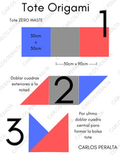 Cargar imagen en el visor de la galería, Bolsa Tote Origami PDF