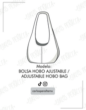Cargar imagen en el visor de la galería, Bolsa Hobo Ajustable (Adjustable Hobo Bag)

